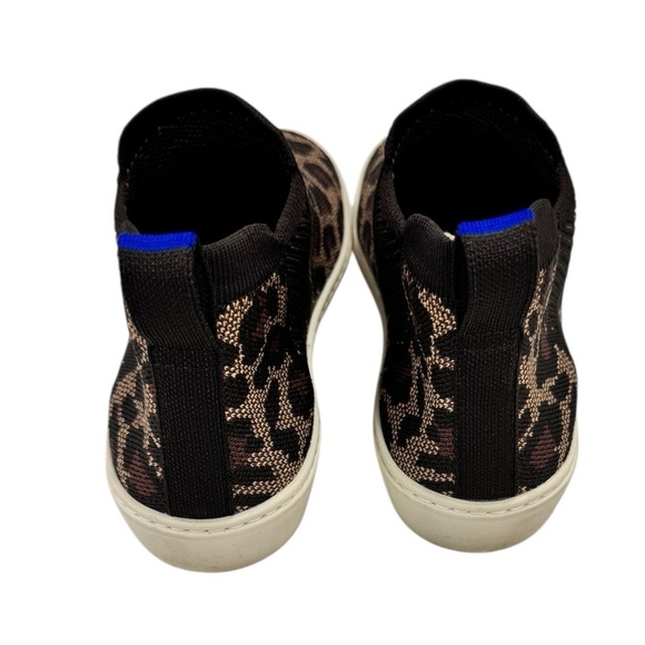 Rothy’s The Chelsea Wildcat Cheetah Slip On Animal Print Shoes Sneakers Size 8 - Picture 9 of 11